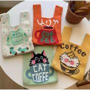 韓国風   レディース  ハンドバッグ   ニットバッグ   大容量   バッグ   収納バッグ  可愛い