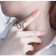 INS新作 韓国風  開口指輪  リング アクセサリー レディース ファッション