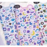 ウサギ 立体シール 3Dステッカー シール 装飾品立体ステッカーぷっくりシール ぷくぷくシール