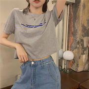 夏　トップス　Tシャツ　半袖　韓国ファッション　レディース 　薄手　ゆったり