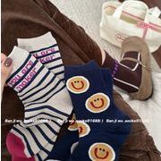 2024 INS  レディース 韓国風    靴下     ソックス 可愛い ファッション   3色