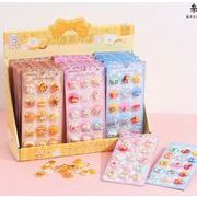 パン 可愛い  立体シール 3Dステッカー シール 立体ステッカーぷっくりシール ぷくぷくシール