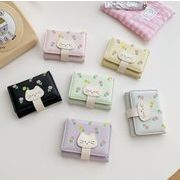 猫 6色 バッグ 新作 韓国風  レディース  財布  ミニ財布    小銭入れ    PU  小物入れ  コインケース
