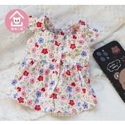 犬服  猫犬兼用 花柄 ペット用品  ネコ雑貨 可愛い  ワンピース ペット服