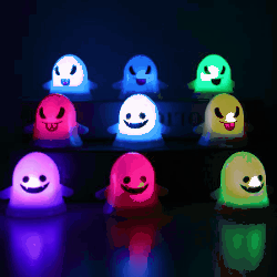 ハロウィン   発光    装飾品    提灯    幽霊   可愛い   撮影用具  デコレーション  LED  2色