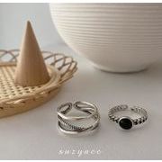 INS新作 韓国風  レディース  リング アクセサリー 開口指輪  ファッション2色