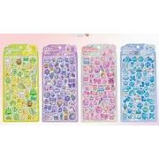 可愛い 3Dステッカー シール 装飾品立体ステッカーぷっくりシール ぷくぷくシール 手帳 立体シール