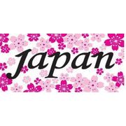 FJK 日本のTシャツ お土産 Tシャツ 桜JAPAN 白 Sサイズ T-220-S