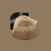 麦わら帽子　帽子　夏　UVカット　日焼け防止　紫外線対策　レディース　花　折りたたみ　漁夫帽
