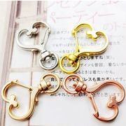 ハート型  ナスカン  デコパーツ  キーホルダーパーツ    チャームパーツ    ハンドメイド  基礎金具