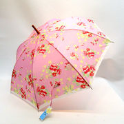 【雨傘】【長傘】ポリエステルプリント花柄ジャンプ傘