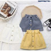 韓国風子供服 キッズ服  デニムミニスカート 人気新品 3色