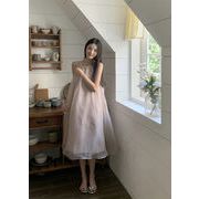 一目惚れしやすい 韓国ファッション ロングスカート ワンピース 上品映え スリム sweet系 気質