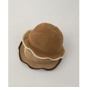 2023★夏新作★キッズ帽子★麦わら帽子★草編み