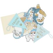 mofusand ガーランドカード サンキュー