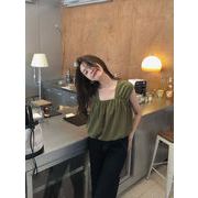 2023夏INS新作★カジュアル シンプル  気質 デザイン性抜群   気質 シャツ