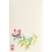 【ご紹介します！日本製！岐阜県美濃和紙ポチ袋『花さと』シリーズです！】花ものがたりポチ袋 桔梗