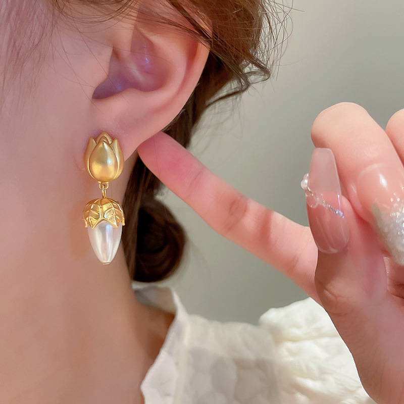 韓国 S925ポスト ハンドメイド ピアス アクセサリー ピアス 新品