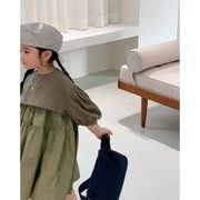2023夏新作 韓国風子供服 ベビー服 キッズ 女の子 半袖 ワンピース