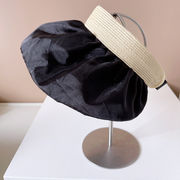 帽子　サンバイザー　韓国ファッション　レディース　デザイン　ストロー