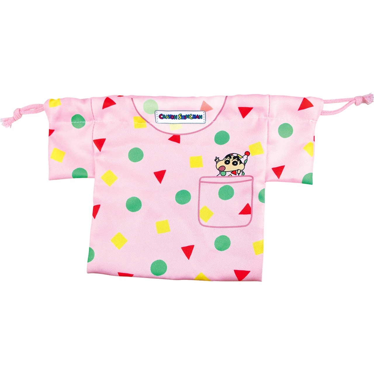 クレヨンしんちゃんパジャマ型巾着　ピンク