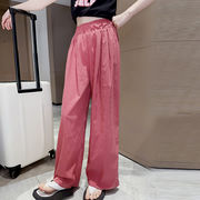 ★Girls★  ガールズワイドパンツ　ウェストゴム　ロングパンツ　~170cm　韓国キッズファッション