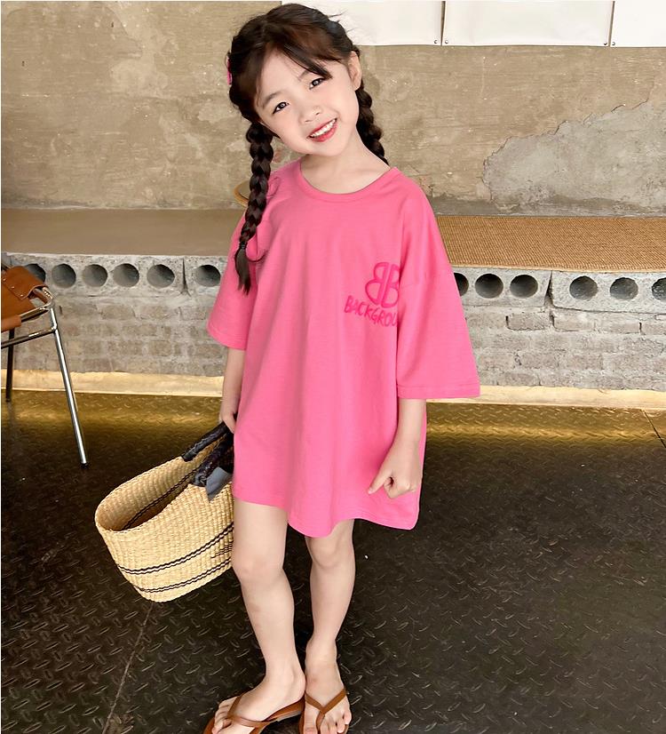 韓国子供服 キッズ服 夏新作 ガールズ トップス tシャツ