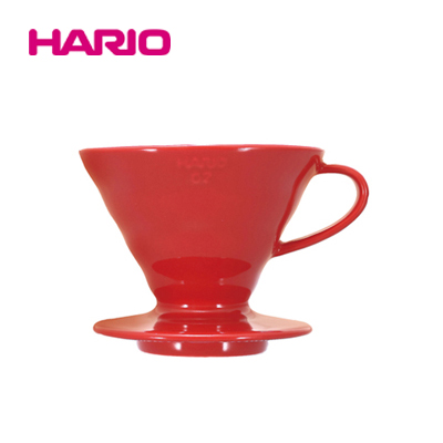 『HARIO』V60 透過ドリッパー02　セラミックR VDCR-02-R　(ハリオ)