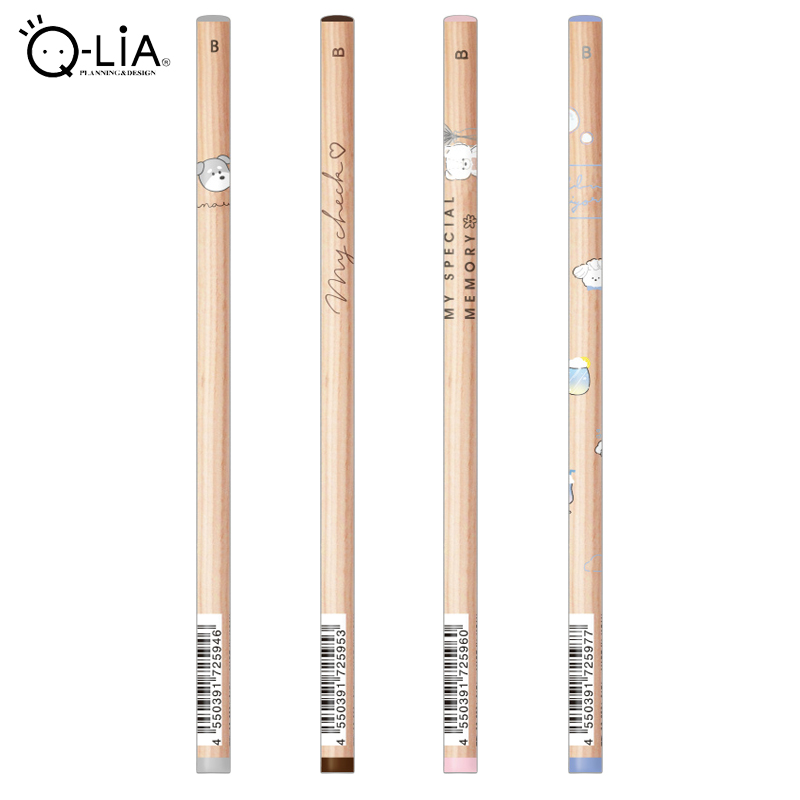 ■Q-LiA（クーリア）■■2023SS　新作■　木軸鉛筆（B・丸軸）