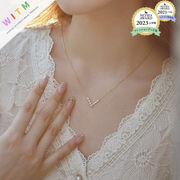 Ｖ字 ネックレス 首飾り 細める 真珠 優しい 高級感 ファッション 個性 レディー