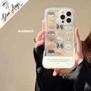 アニマル 犬 iPhoneケース