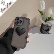 ぷっくりハートのiPhoneケース