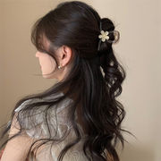 花バンスクリップ　ヘアクリップ　ヘアアクセサリー　デザイン　韓国風　髪飾り　かわいい