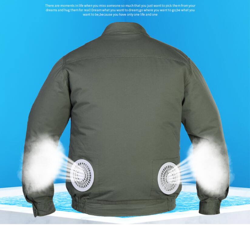 空調服 ワークマン 服+扇風機セット USB給電 作業着 空調ウェア