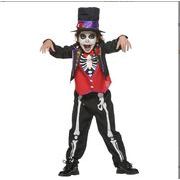 ハロウィン衣装 　子供用 　仮装  上下セット+ハット    ハロウィーン 　コスプレ   コスプレ衣装