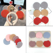 新入荷  デコパーツ 生地 パッチ 刺繍アップリケDIY ヘアアクセサリー 貼り付けパーツ