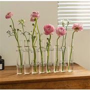 安いのに高く見える 早い者勝ち 透明花瓶 花棚 水養振り子 新品 花瓶1列 試験管ガラス瓶 洋牡丹生け花