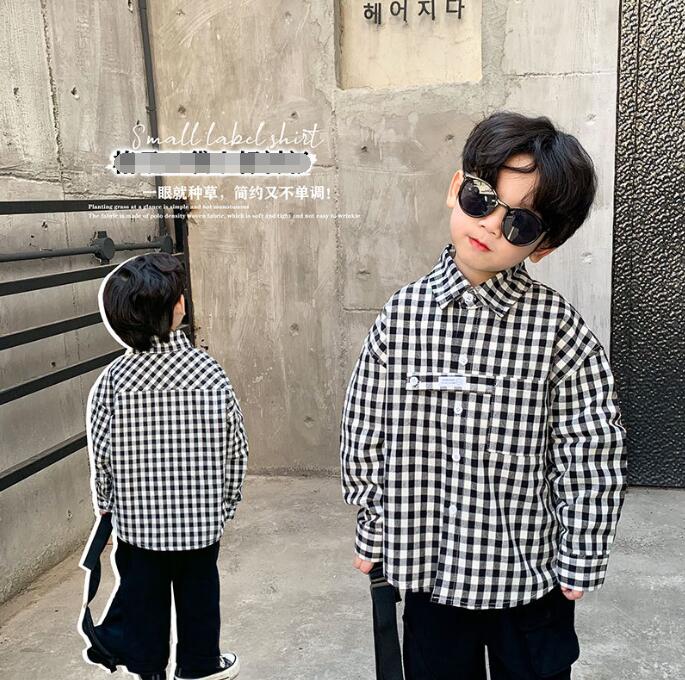 春秋新作    男の子シャツ、 子供服、  ファッションシャツ ★カジュアルトップス90-150