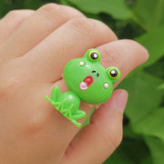 カエルの指輪  リング かわいいカエルのアクセサリー