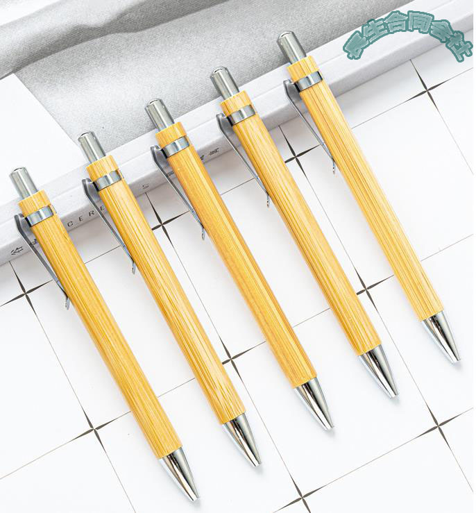 ボールペン 竹ペン ブラックインク 1mm 持続可能なペン オフィス用品