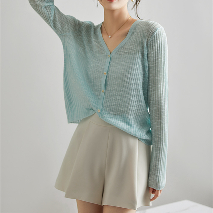 涼感夏トップス✦ゆったり透け感シンプルデザイン✦お出かけ用 OTONA otonaオリジナル トップス レディース ベージュ 長袖