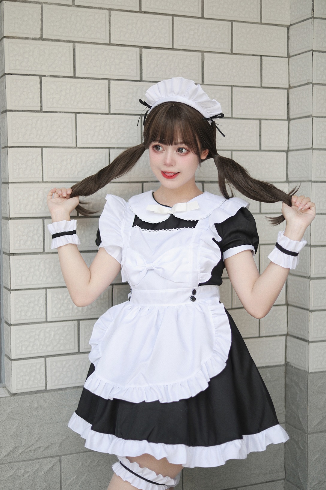 S～6L大きいサイズ☆コスプレ メイド服 エプロン ロリータ