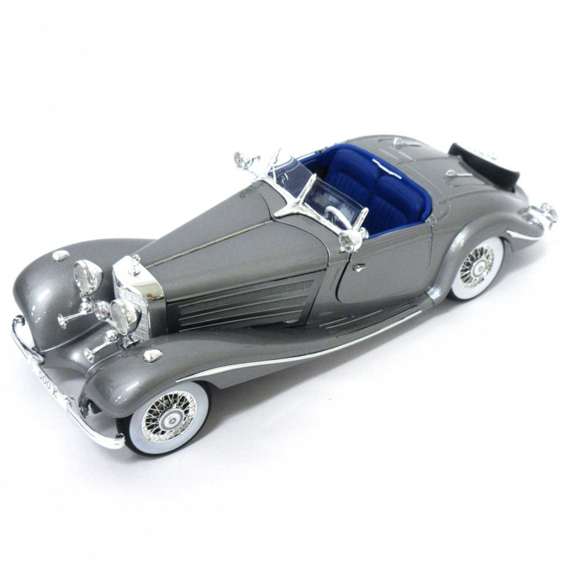 Maisto　ミニカー　1：18　PE　1936　メルセデス　500K　シルバー