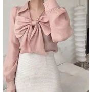 2023春秋新作 トップス 女 レディース 長袖 シャツ ブラウス インナー