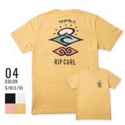 リップカール Tシャツ 半袖 オーガニックコットン サーフロゴ Rip Curl SEARCH ICON TEE  CTESV9