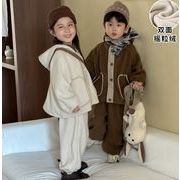2025  秋新作 韓国風  子供服   ベビー服   トップス  パーカー + ロングパンツ  2点セット 2色