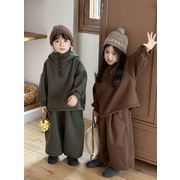 2025冬新作 韓国風  子供服  長袖   ベビー服  パーカー +ロングパンツ  2点セット  男女兼用 おしゃれ