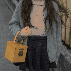 秋冬新作  韓国風子供服     ニット  スカート  女の子  ボトムス  ファッション  可愛い 2色