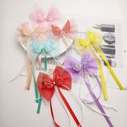 デコパーツ　リボン　刺繍アプリッケ　手芸DIY アクセサリー材料　貼り付けパーツ