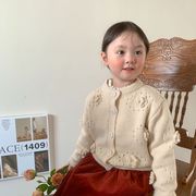 【2023秋新作】韓国風子供服 ベビー服 キッズ  セーター ニット 冬 シャツ スカート